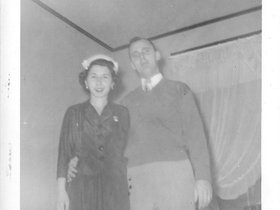 1954 Mar. 3rd - Mom & Dad on 7th anniv - note on back.jpg